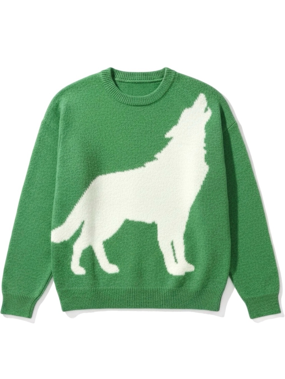 Urban Outfitters Wolf Crew Neck Sweater Saddler BDG